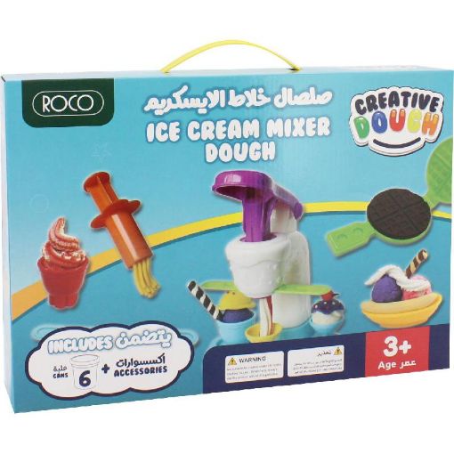Picture of روكو Ice Cream Mixer طين + الملحقات‎/‎قوالب صلصال،
