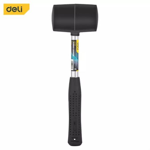 صورة Rubber Hammer with Steel Handle 16oz