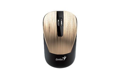Picture of Genius MOUSE : NX-7015, BLUEEYE / UNIFIED RECEIVER,HAIRLINE DESIGN 1600 DPI GOLD (Exclusive)