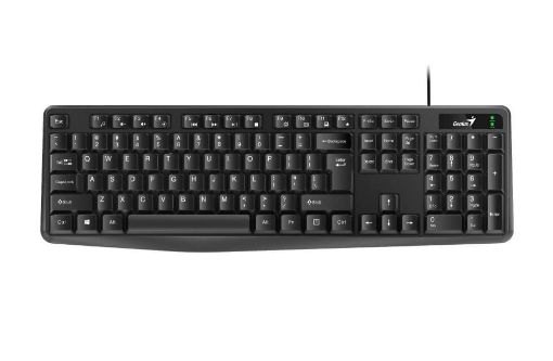 صورة Genius Keyboard RS2,KB-117,ARA,USB,BLK (Exclusive)