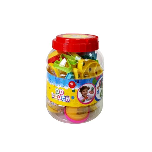 صورة صلصال دو الأحرف مع 32 أدوات