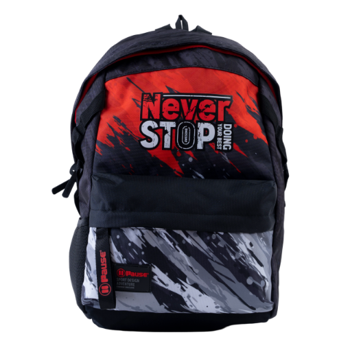 Picture of شنطة ظهر بوز اسود وأحمر + مقلمية