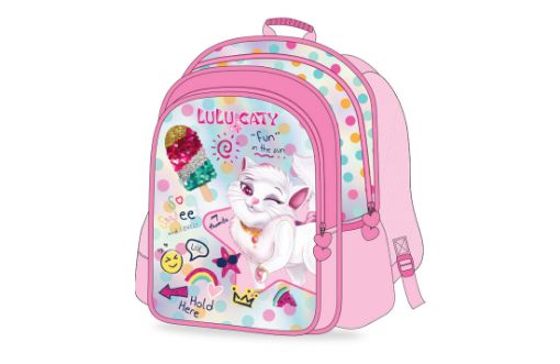 Picture of شنطة ظهر لولوكاتي منقط+مقلمية