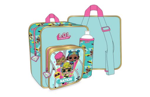 Picture of شنطة ظهر لول سماوي+زمزميةولنش بوكس