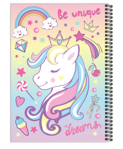 Picture of دفتر ريكورد A4-100  بناتي