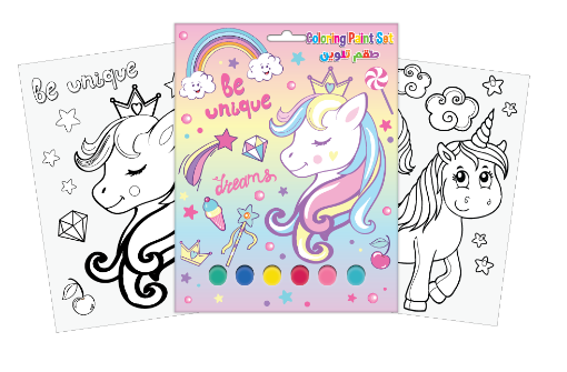 صورة مجموعة تلوين بناتي