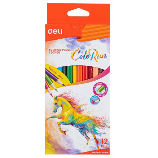 صورة ديلي ألوان خشبية مثلث قصير