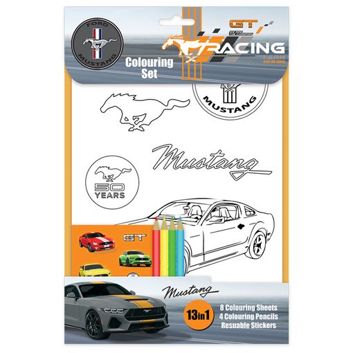 صورة مجموعة تلوين موستنج