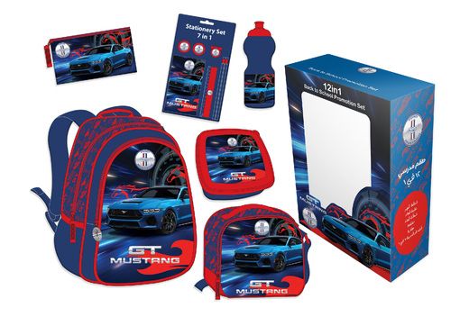 صورة طقم 12 في 1 ظهر موستنج