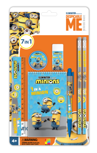 صورة كرت قرطاسية 7 في 1 منيون