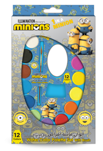 Picture of الوان مائية اقراص مينيون